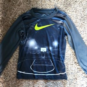 Nike dri-fit long sleeve basketball tshirt